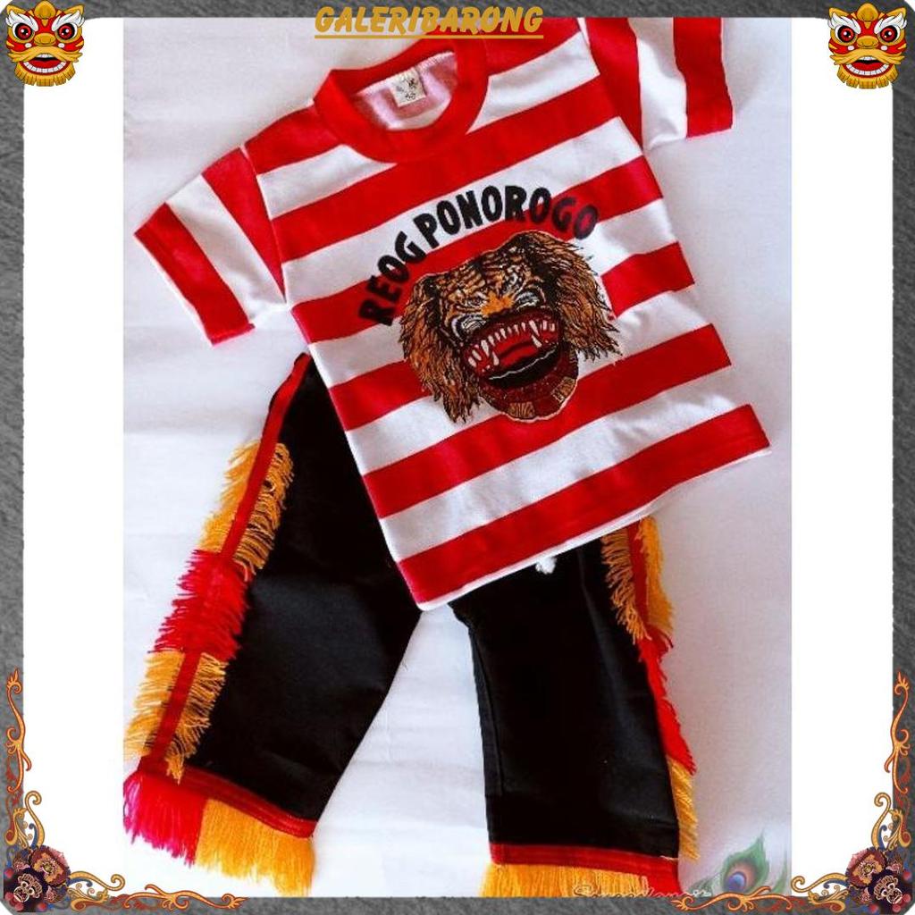 Kaos Reog Anak/ Kaos Reog Anak Setelan Murah Berkualitas