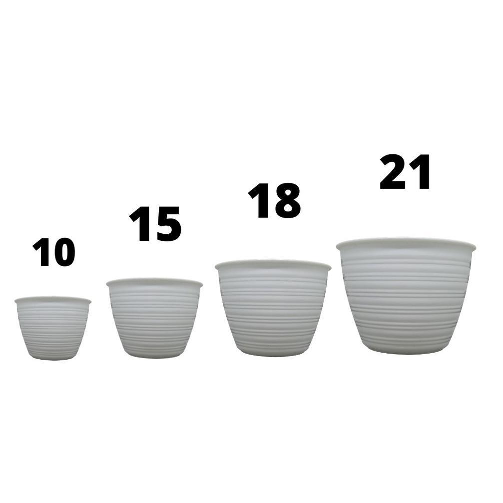 Promo Cod Mirai Pot Tanaman Hias Motif Tawon Putih/Pot Tanaman/Pot Hias/Diameter Pot 20 Cm Asli Akur