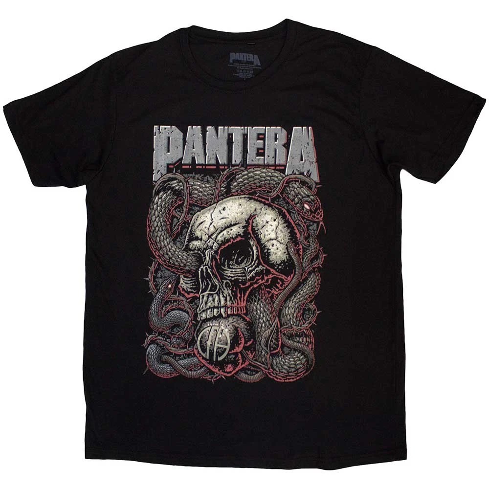 Kaos band Official Pantera - Serpent Skull Original T-shirt