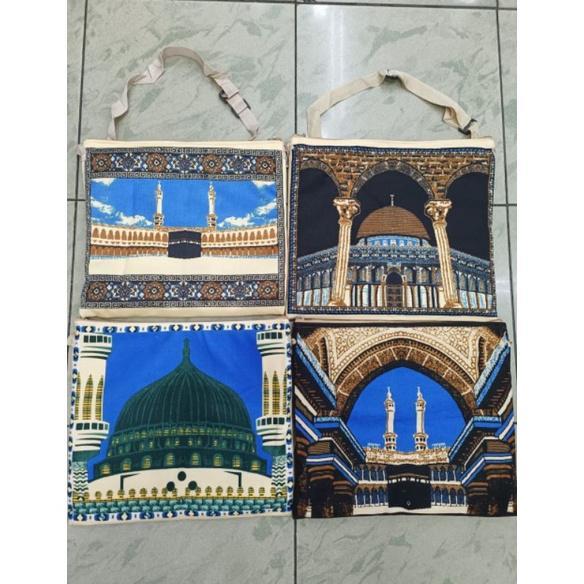 NEW Sajadah turki Travel plus tas tebal dan lembut.