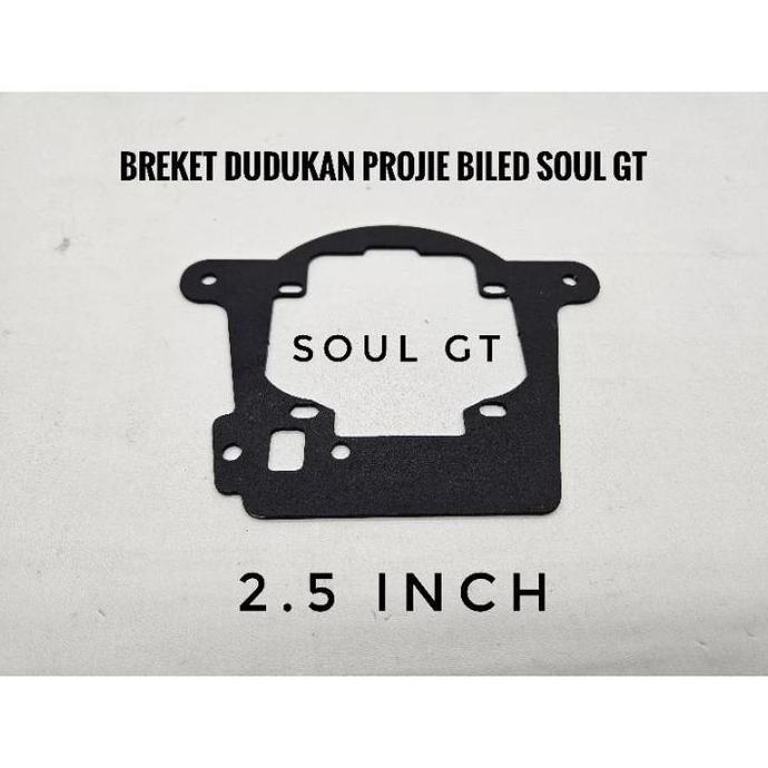 TERLARIS BREKET DUDUKAN LAMPU BILED PROJIE SOUL GT 115 2,5 INCH
