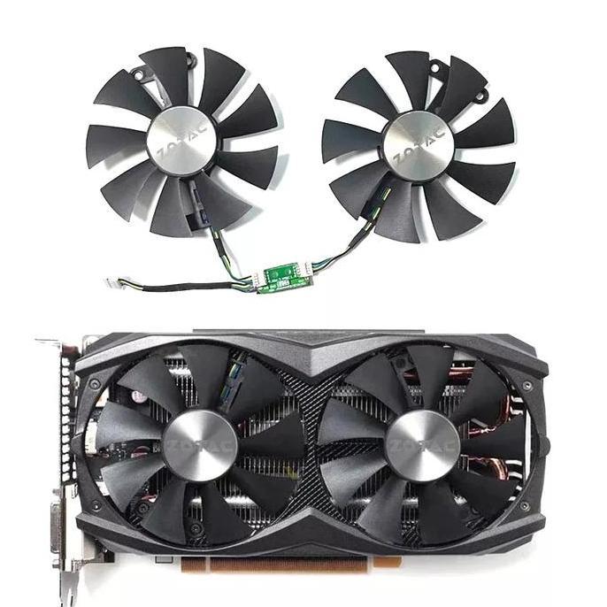 TERBARU - Fan Vga ZOTAC Gtx 950 960 980ti AMP 85mm 4pin OEM diy