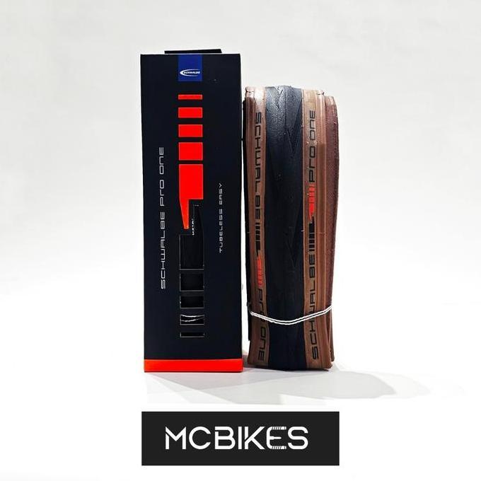 Ban Luar Schwalbe Pro One TLE Tubeless Easy - Transparent Sidewall