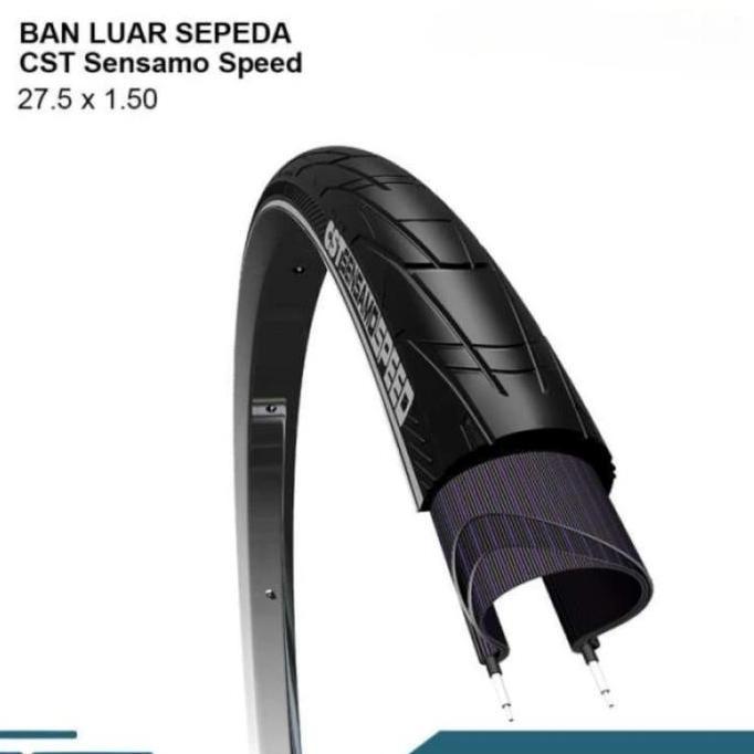 Ban Luar 27.5 x 150 CST SENSAMO SPEED Non Foldable Premium Series Tire 40-584 Wired