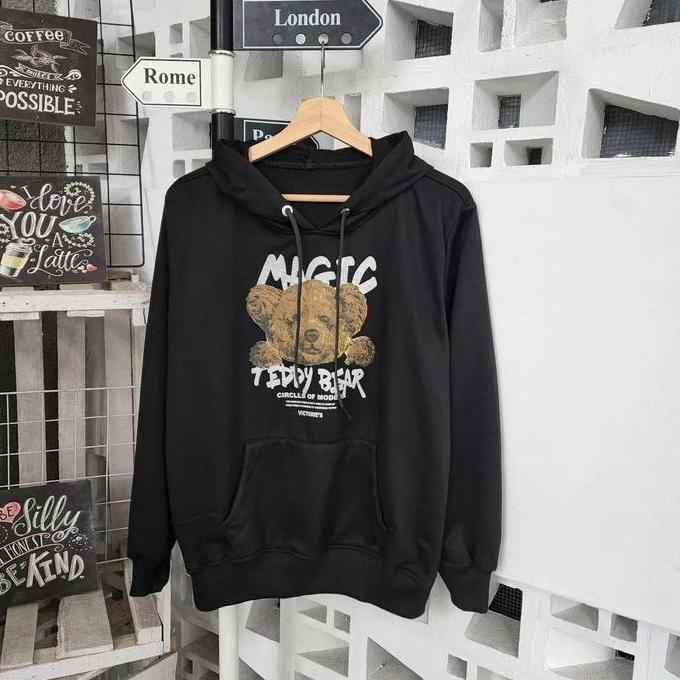 Hoodie Magic Teddy bears  - Hoodie Couple Pasangan - Jaket Couple Pasangan - Jacket switer Pria Wani