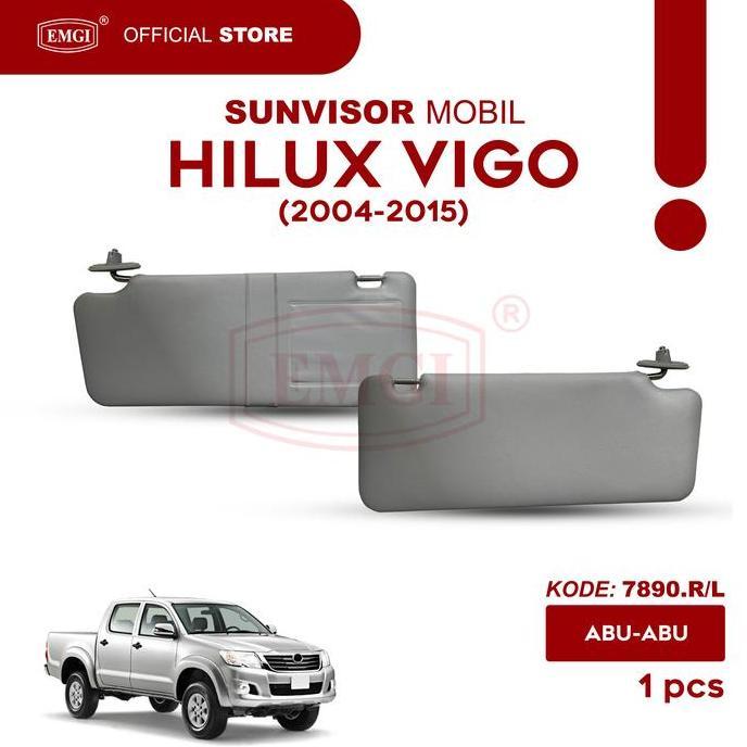 Emgi - Sun Visor Mobil Hilux/Fortuber/Innova 2004 2005 2006 2007 2008 2009 2010 2011 2012 2013 2014 