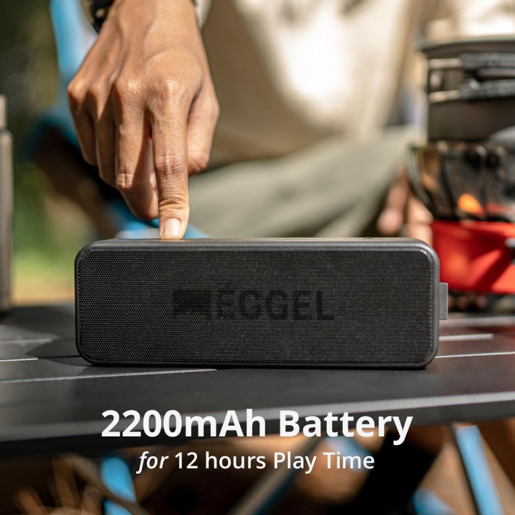 new eggel active 2s waterproof portable bluetooth speaker