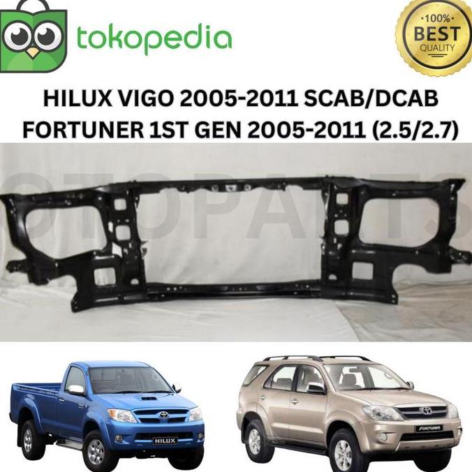 PANEL LAMPU RADIATOR BULLHEAD HILUX VO SC DC FORTUNER 2005 S/D 2011