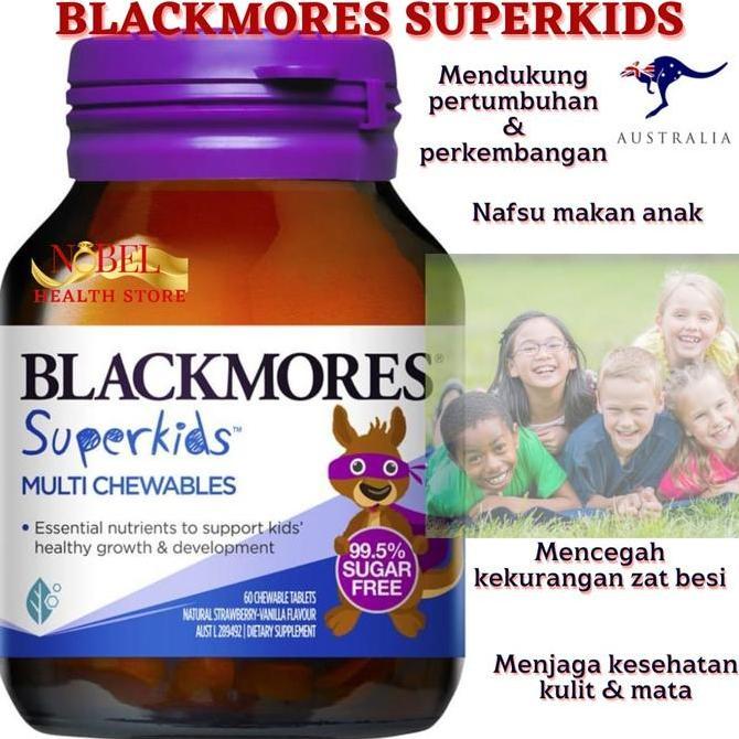 TERBARU - blackmores superkids multivitamin kids health 60 chewables