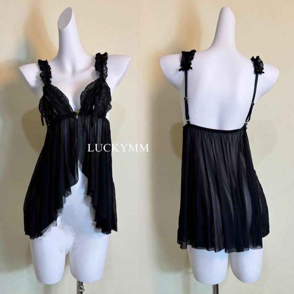 hot sale luckymm sexy lingerie dress transparan baju tidur lingerie wanita / lingerie sexy wanita / 