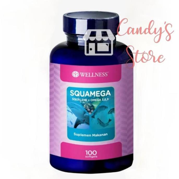 NEW Wellness Squamega (Squalene + Omega 3,6,9) 100 softgels