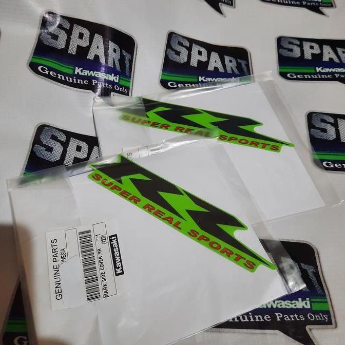 Stiker Striping Body Belakang Ninja Rr New Hijau Anniversary Original