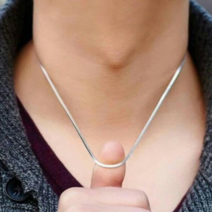 Kalung Emas Pria Wanita Kalung Titanium Kalung Keren Kalung Silver PM