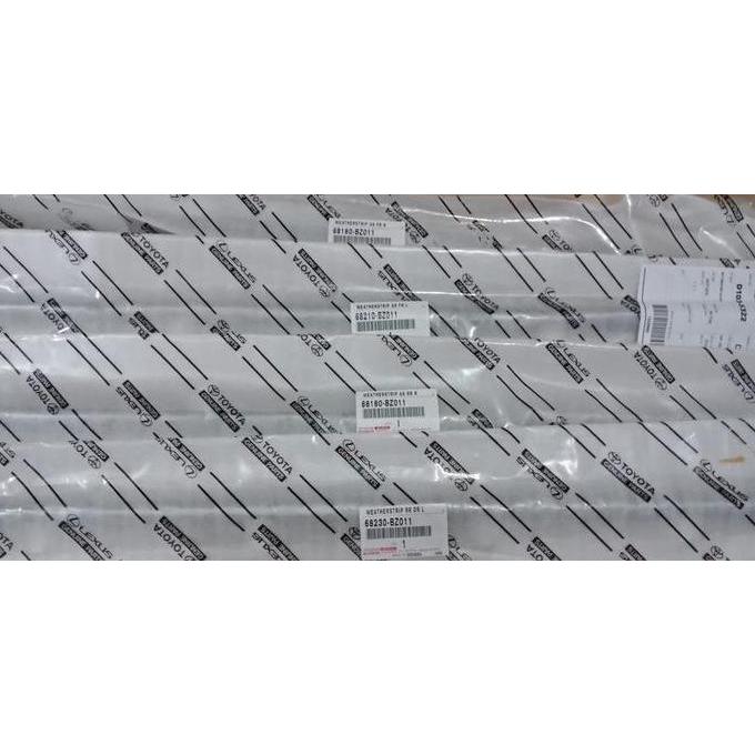 Weatherstrip Pelipit Pintu Karet Kaca Luar Avanza Lama 1 Set Original High Quality