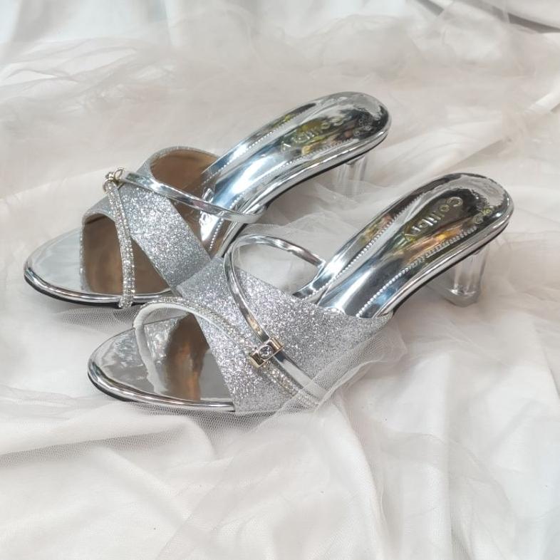 NEW Sandal Pesta Wedding Collibry Hils 5cm