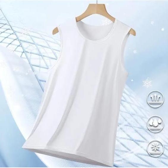 Promo  Paket 4 Pcs Kaos Singlet Yukensi Pria Dewasa Polos Terbaru Oblong Cowok Hitam Katun Distro Pu