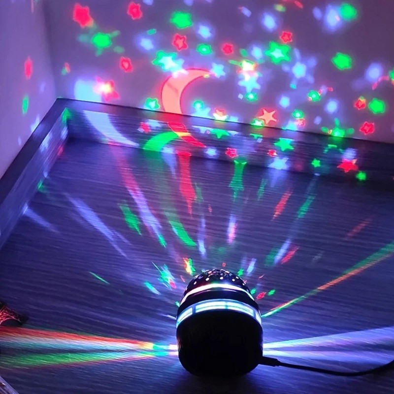 Lampu Proyektor Aurora Utara Mini Lampu Galaksi Langit Aurora Lampu Tidur Lampu Disco