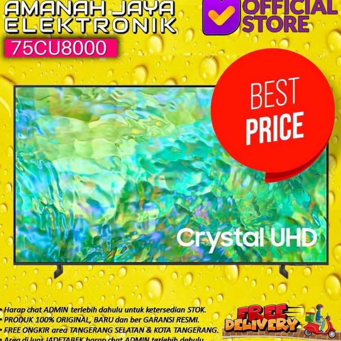 SAMSUNG UA75CU8000KXXD SMART TV 4K 75 inch | SAMSUNG 75CU8000 CU8000