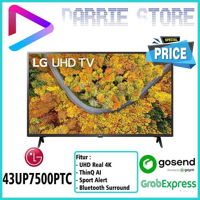 LG TV 43UP7500PTC 43 INCH SMART TV 4K UHD 43UP7500 43UP750 43UP75