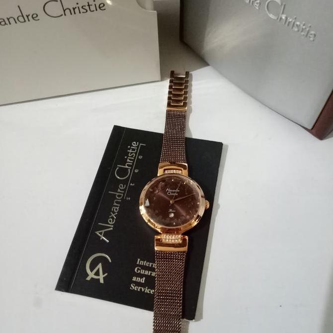Jam Tangan wanita Alexandre Christie AC 2756 LD stainless steel