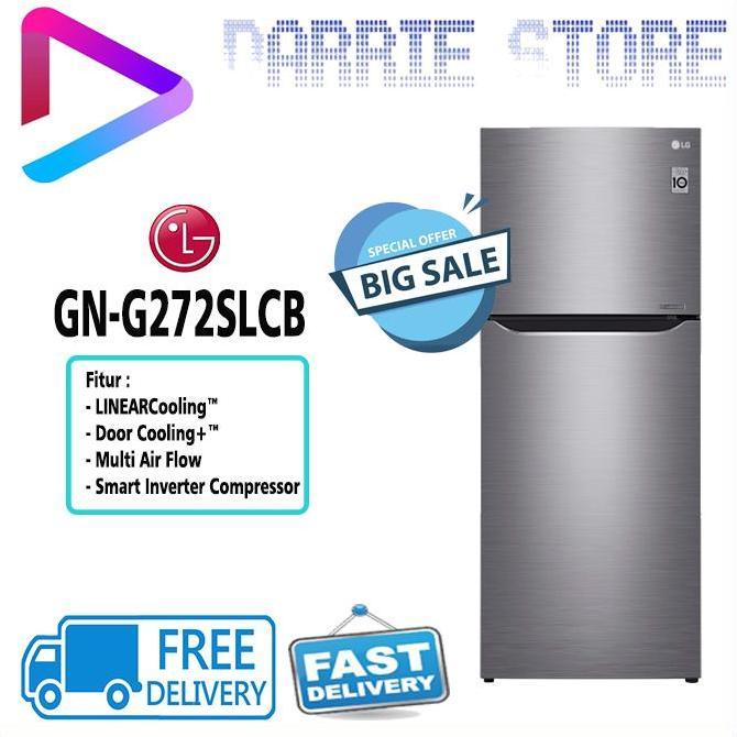 LG GN-G272SLCB KULKAS INV 2 PINTU GNG272SLCB GN-G272 GNG272 272SLCB
