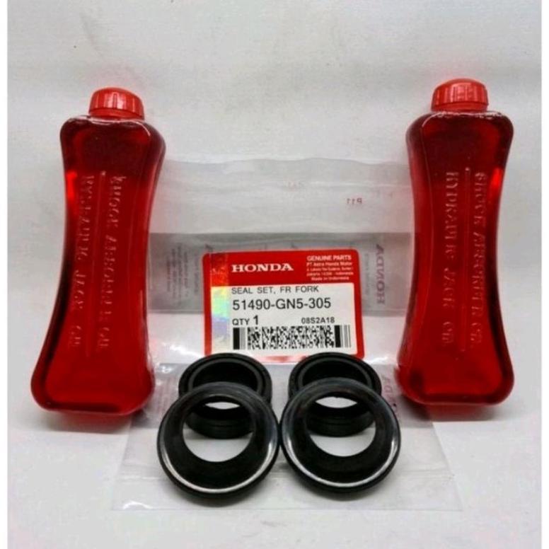 Promo  Paket Oli Shockbreaker Sil Seal Shock Sok Depan Beat Supra Vario 110 125