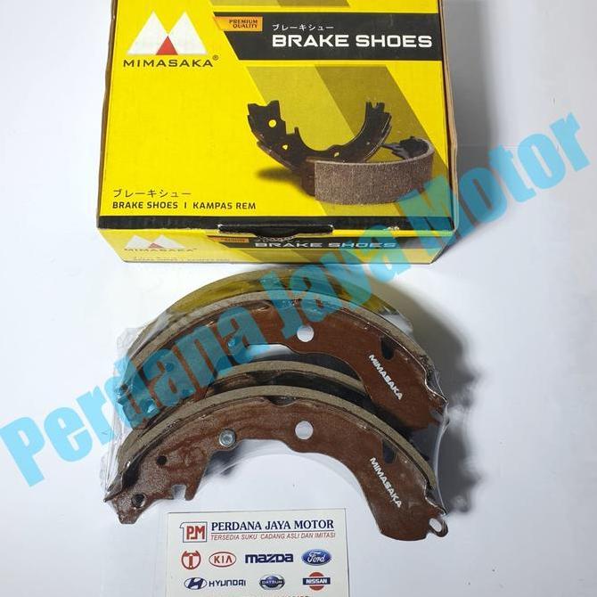 sparepart mobil brake shoe kampas rem belakang datsun go