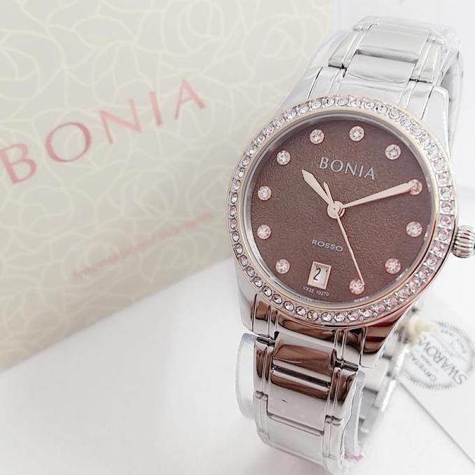 jam tangan wanita BONIA BNB 10270-2347s crystals SWAROVSKI