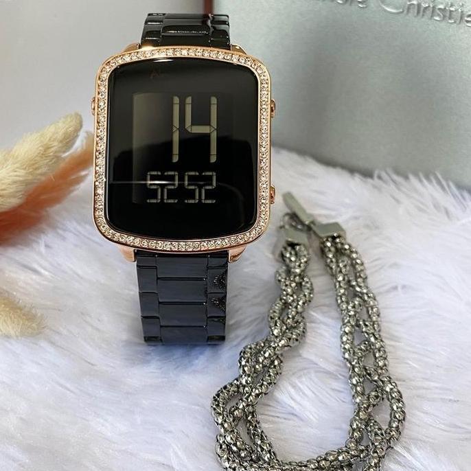 Jam Tangan Wanita Alexandre Christie AC 9380 AC9380 Orinal Stainless dan Rubber