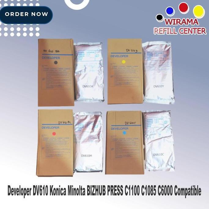 TERBARU - Developer DV610 Konica Minolta BIZHUB PRESS C1100 C1085 Compatible
