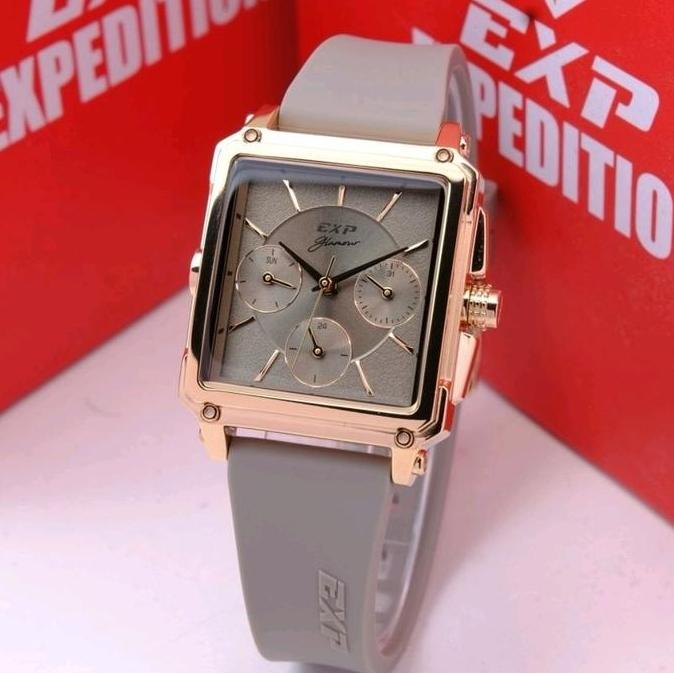 Jam Tangan Wanita Orinal EXP Expedition E6618B Rubber