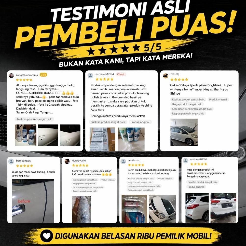 Best Sale Cleaner Wax Shinee | Poles Body Mobil Penghilang Baret Wax Pengkilap Mobil Putih