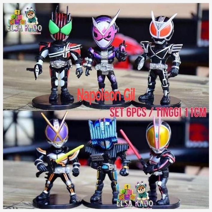 Converge Motion Action Figure Kamen Rider Faiz Decade Zi-O Delta Xaia Diend Chibi Large Size 11Cm