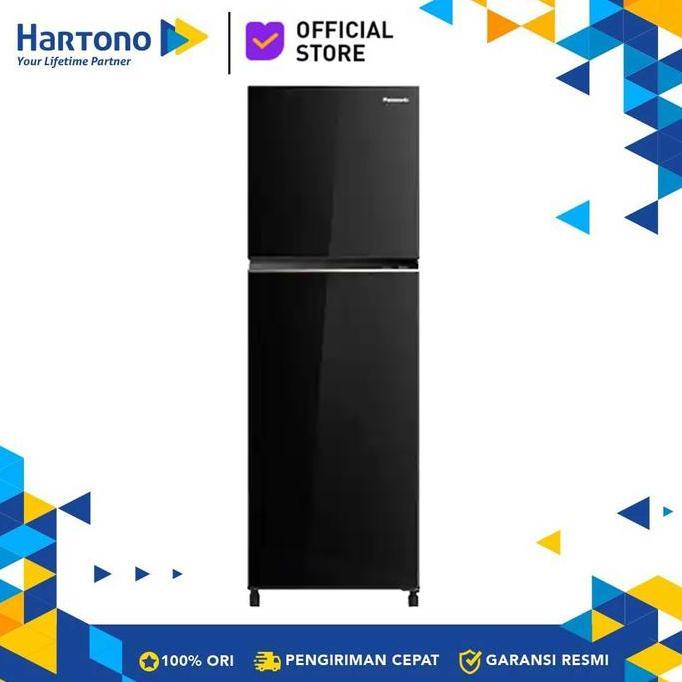 Panasonic Kulkas Kecil 2 Pintu Small 2 Door Refrigerator NRBB272QPK