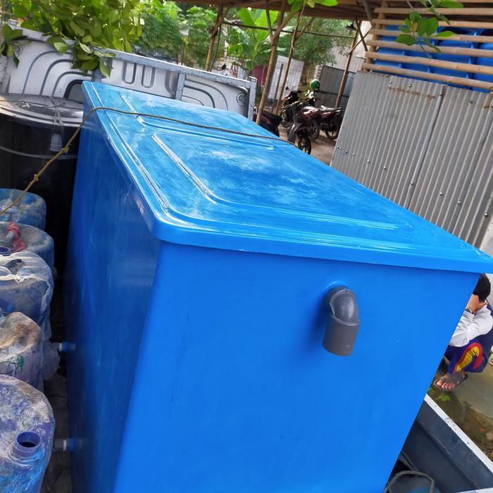 FILTER KOLAM 160x70x100 FIBER KOTAK Murah Kualitas Filter Kolam 4M3