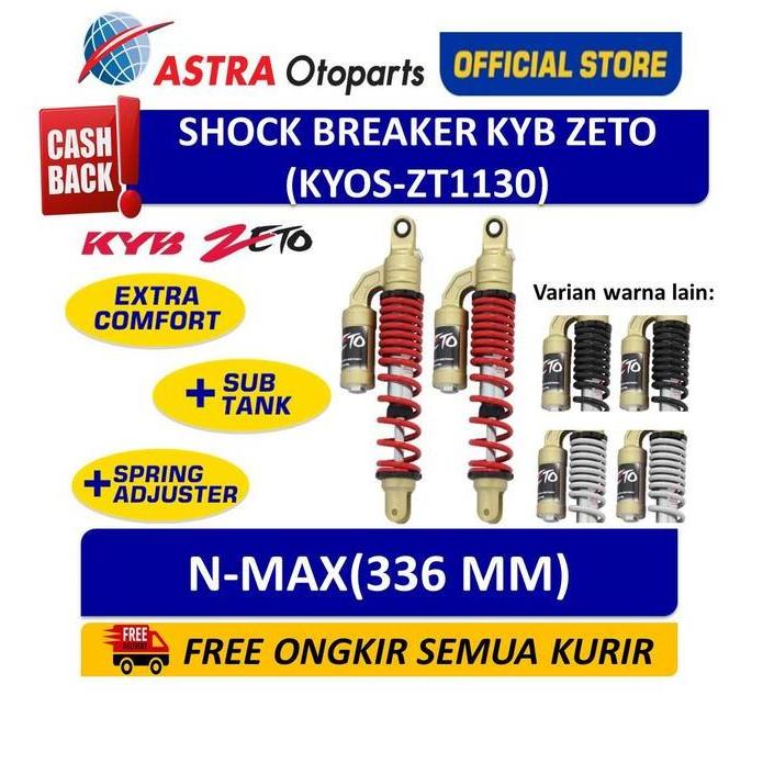 Murah Shock Breaker Belakang KAYABA KYB ZETO Yamaha N-MAX NMAX Tabung Segera Beli