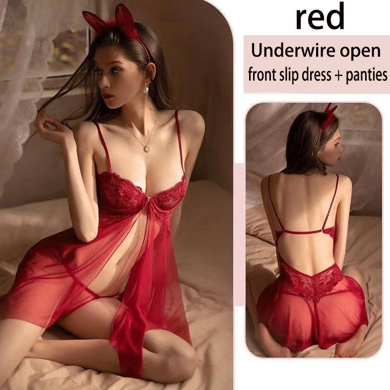 BEST DEALS Lacelust Sexy lingerie dress baju tidur sexy lingerie wanita /  transparan baju tidur sex