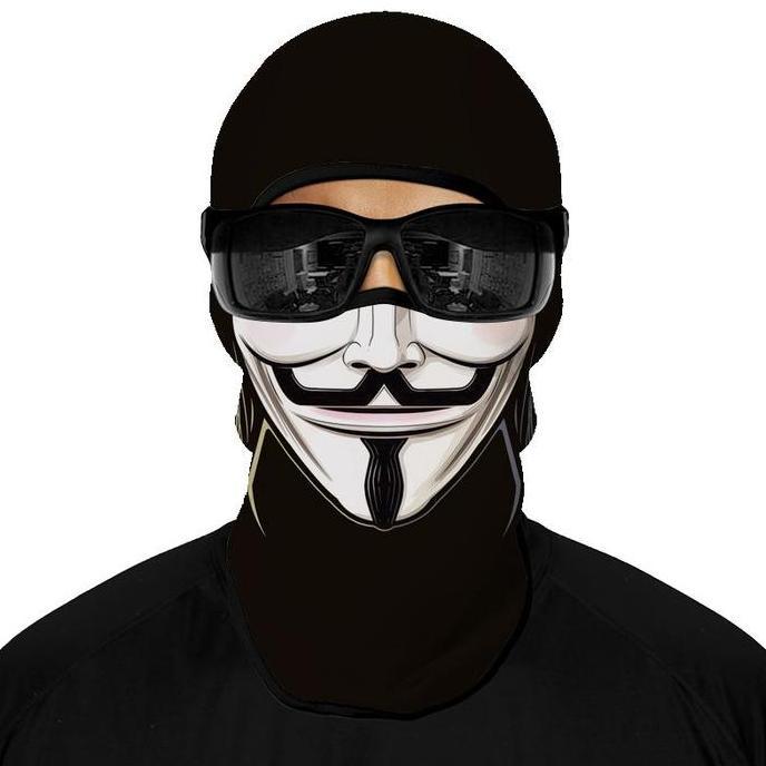 CRAINI Masker Ninja Full Face Masker Berkendara Motor Masker Motor Pria Full Face Masker Ninja