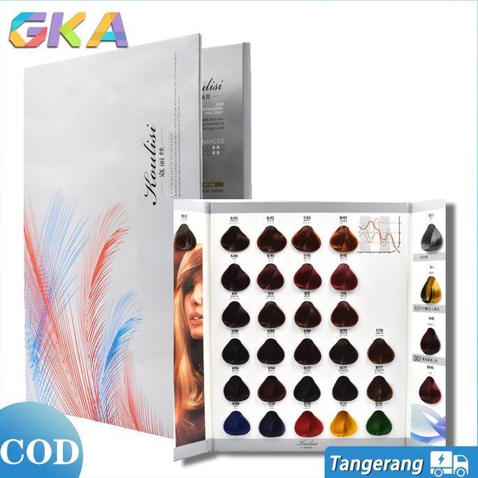 CRASOS Buku Katalog Warna Untuk Pewarna Rambut/Hair Colouring Katalog