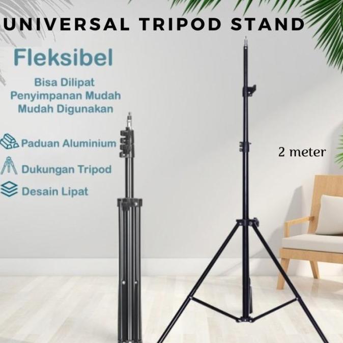 AKZYN Tripod Handphone 2 Meter Tripod Universal