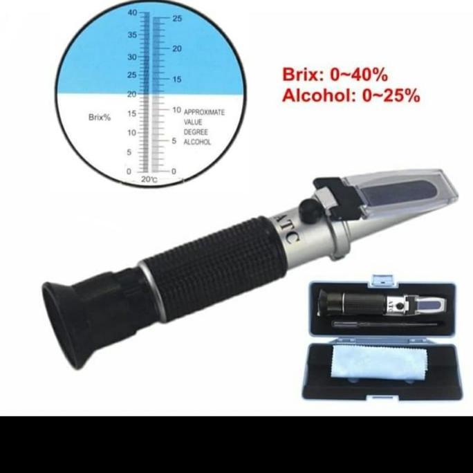 AKZYN Refractormeter alkohol / alat ukur alkohol wine / soju / sake