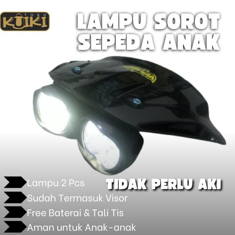 Lampu Sepeda Anak | Lampu Sorot Sepeda| Aksesoris Sepeda