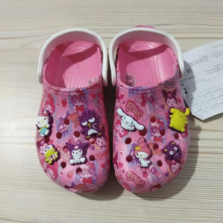 bestpromo crocs hello kitty and friends crocs kids mello kitty sandal anak karakter mellokitty