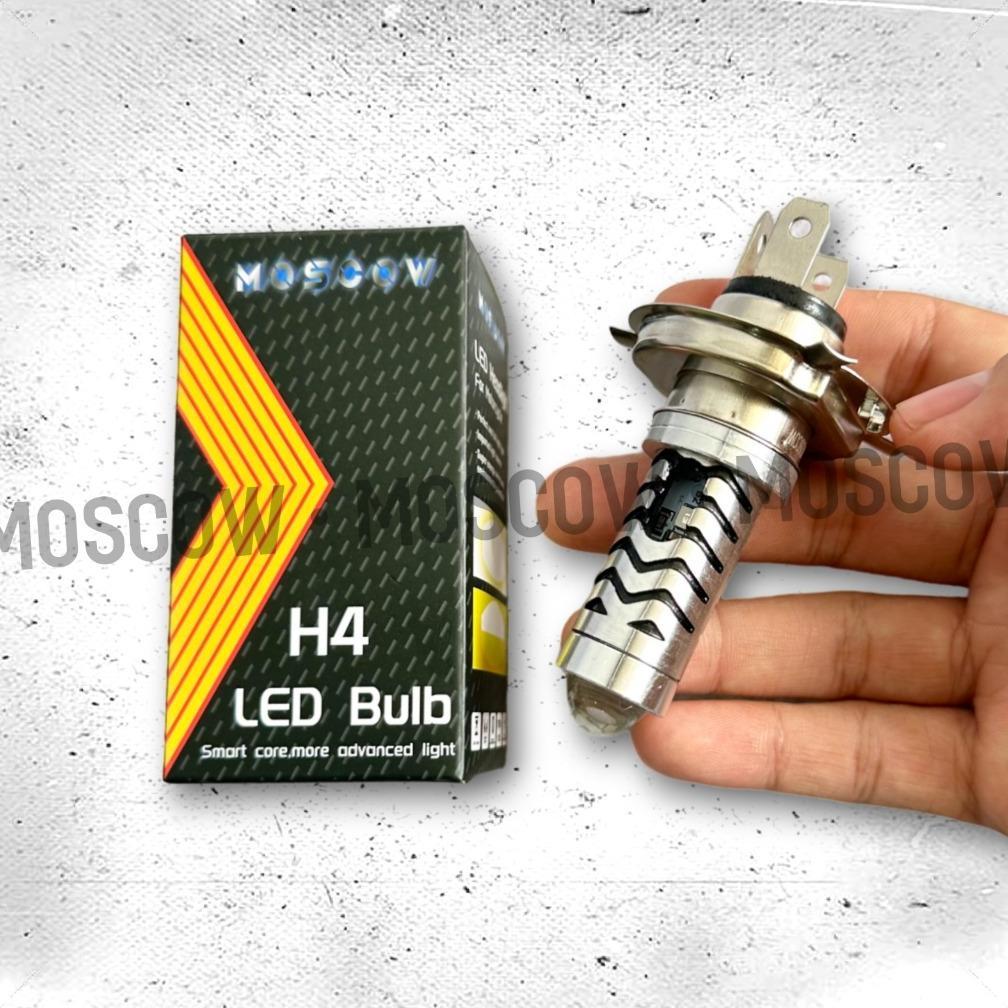 NEW LAMPU DEPAN LAMPU LED UTAMA MOTOR MOBIL SOKET H4 SENJA BIRU HIGH LOW PUTIH KUNING HEADLAMP H4 LA