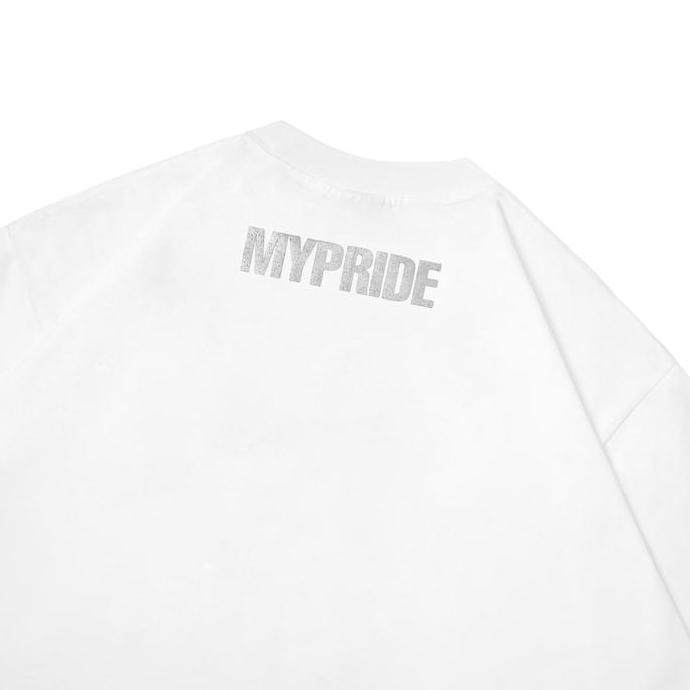 MYPRIDE " BLUE BLOOD GRY " - WHITE - TSHIRT