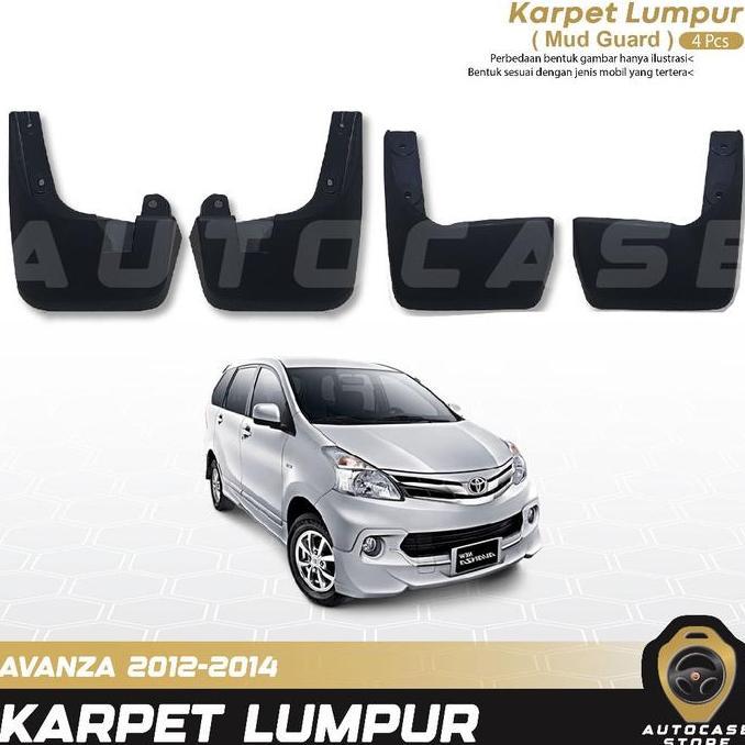 Karpet Lumpur Avanza 2012-2014 1 Set 4Pcs Depan Belakang Pnp Aksesoris Mobil Restock