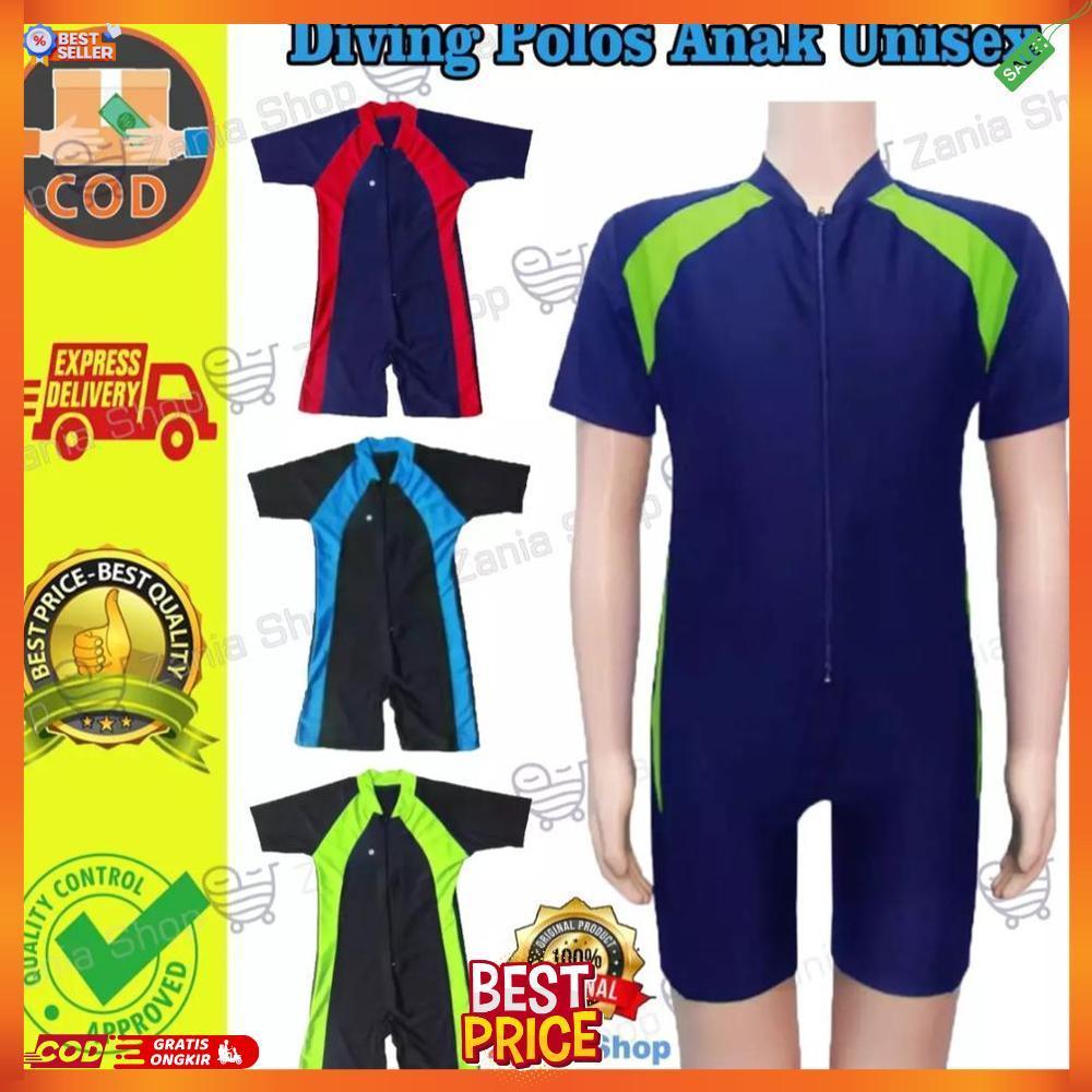 PALING MURAH BAJU RENANG POLOS DAN BERMOTIF ANAK USIA 2-9 THN BAJU RENANG ANAK PEREMPUAN LAKI LAKI  