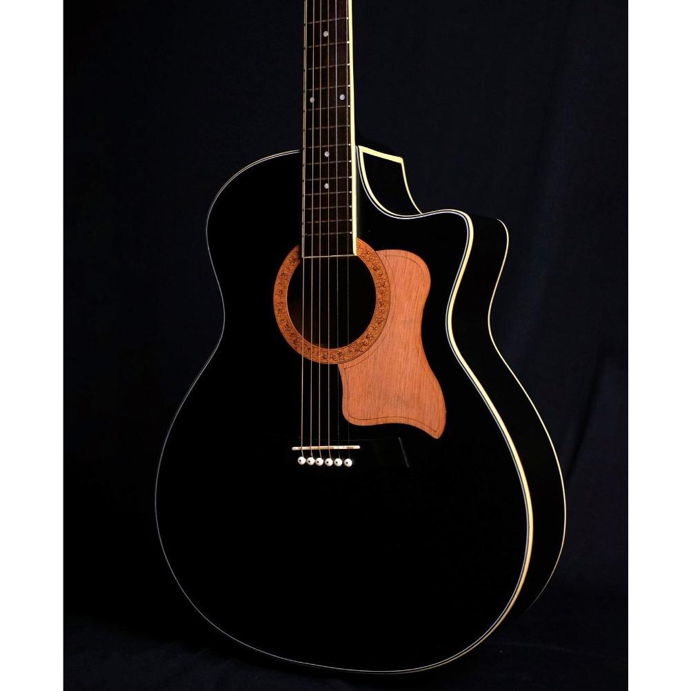 SANYACOLLECTS GITAR AKUSTIK / AKUSTIK ELEKTRIK JGS GUITAR TR-01 BK (HITAM DOFF) VIRAL