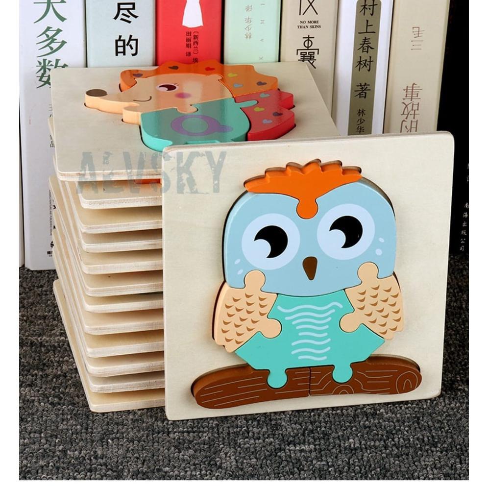 BEST DEALS PUZZLE MINI PASTEL WOODEN PUZZLE KAYU PUZZLE ANAK MAINAN KAYU PUZZLE