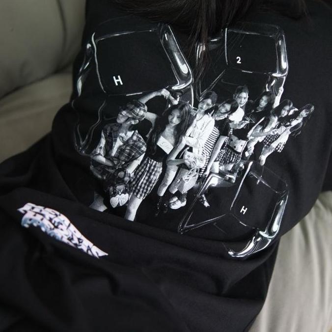 LMM PRG H2H HEARTS2HEARTS KAOS BAJU KPOP T-SHIRT OVERSIZE